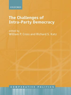 cover image of The Challenges of Intra-Party Democracy